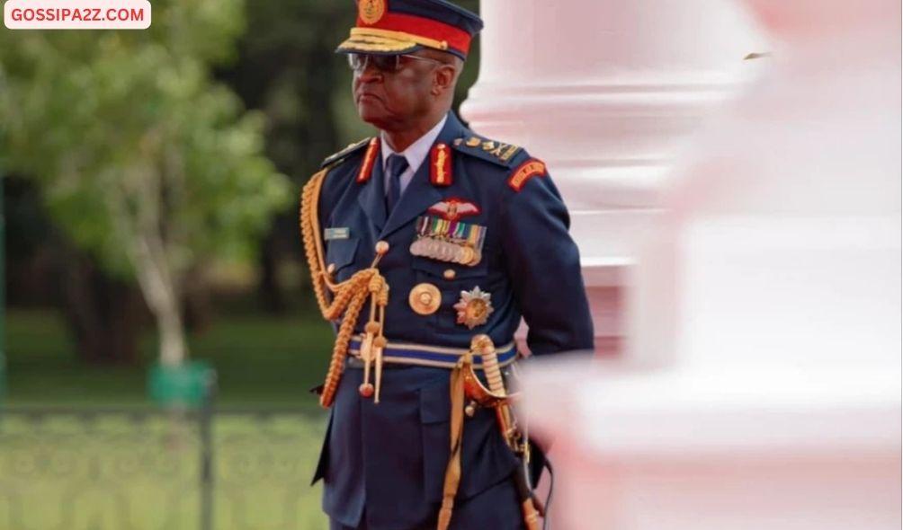 The late Chief of Defence Forces General Francis Ogolla during a past function at State House, Nairobi.