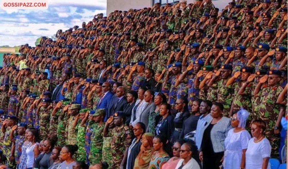 General Ogolla Honored with Grand Military Tribute Reville, Last Post, Missing Man Formation