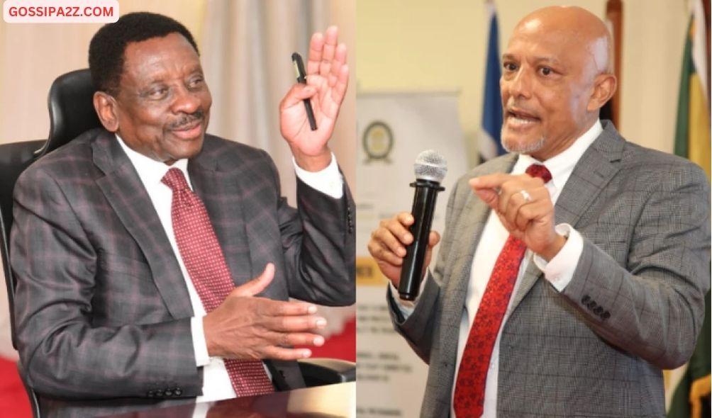 A side-by-side image of Siaya Governor James Orengo and EACC CEO Twalib Mbarak.