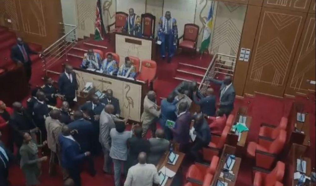 Nakuru MCAs Trade Blows Over Impeachment Of County Secretary