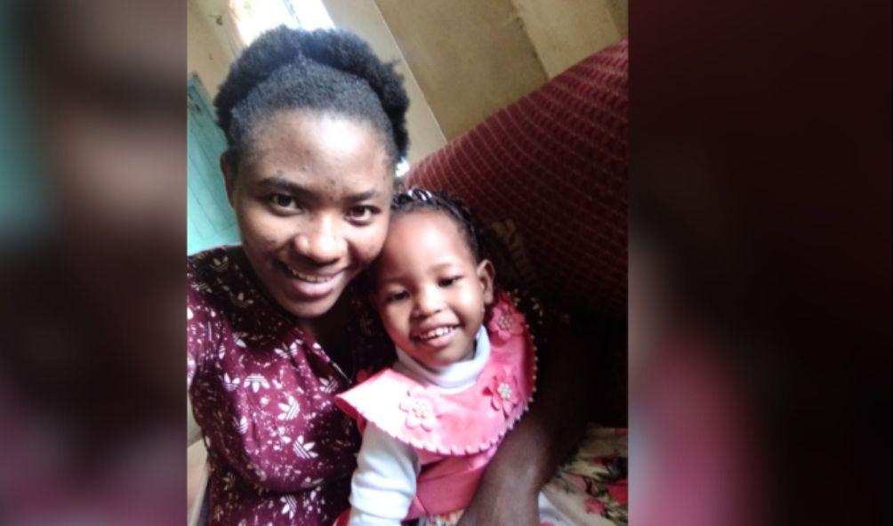 Maureen Wangui, 29 with her daughter Precious Wairimu.