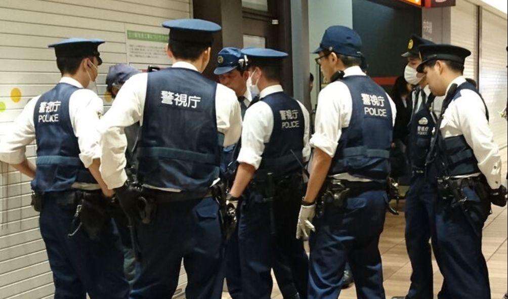 Several Japan police officers on duty