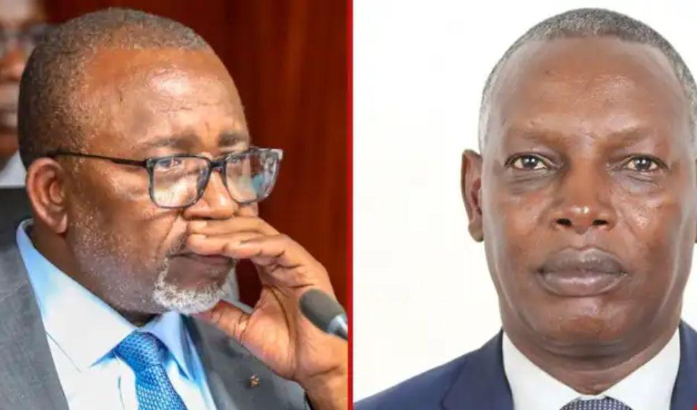 Andrew Karanja (r) is the new Agriculture CS. He will replace Mithika Linturi (l) if approved by MPs.