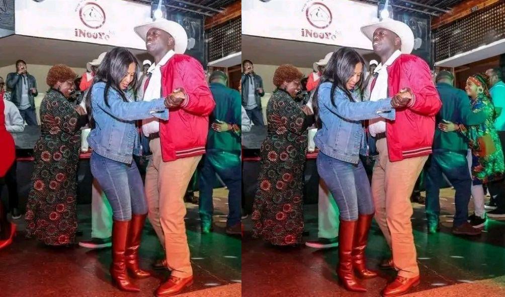 Rigathi Gachagua joyfully dances with women during Inooro FM's 21st anniversary celebrations