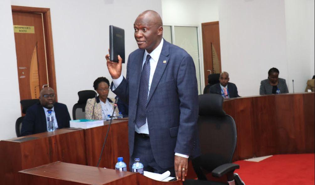 Dr. Patrick Omwanda Amoth when he appeared for vetting for the position of Director-General for Health.