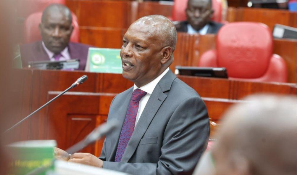 CS nominee for Agriculture and Livestock Production Andrew Karanja during his vetting by Parliament on Friday, August 2, 2024. PHOTO/@NAssemblyKE/X