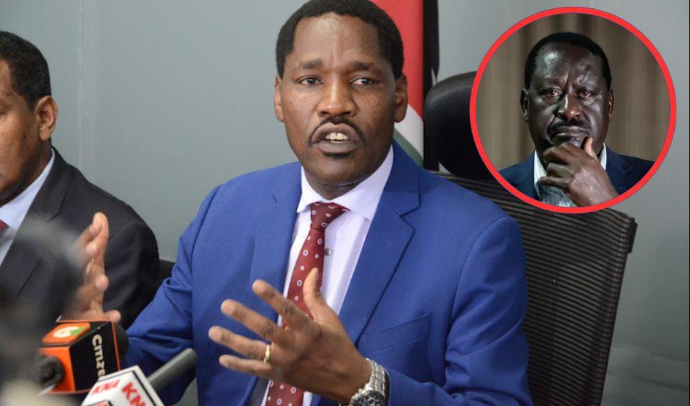 A side-to-side image of Azimio la Umoja leader Raila Odinga and Party of National Unity leader Peter Munya.