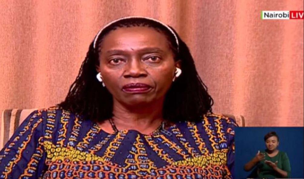 A screengrab of a video of Narc-Kenya party leader Martha Karua speaking on Citizen TV's 'The Explainer' show on August 6, 2024.