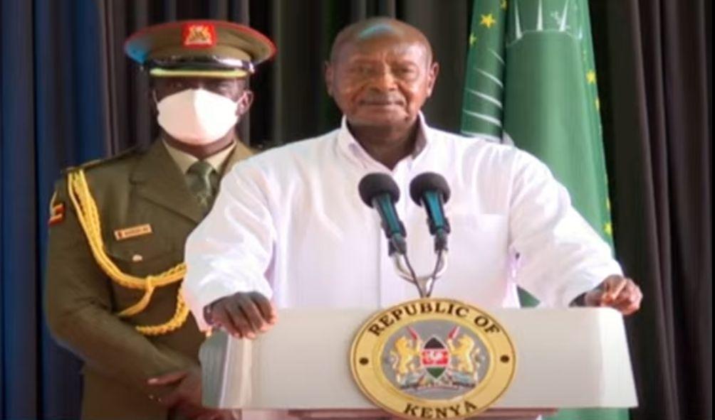 Ugandan President Yoweri Museveni at the State House in Niairobi on August 27, 2024.