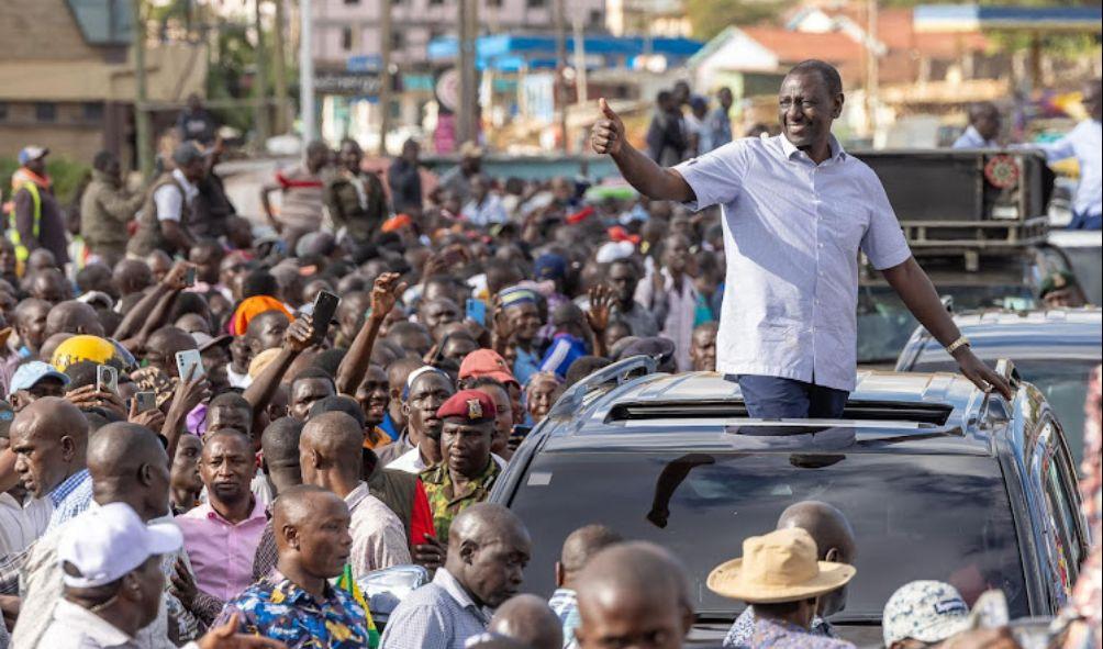 President William Ruto in Migori county on August 28, 2024