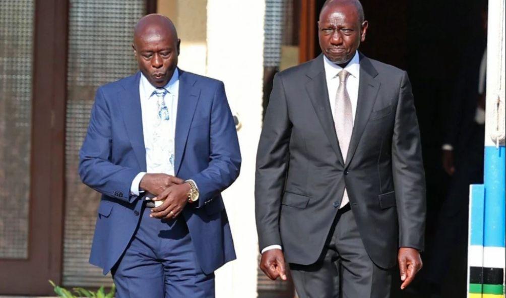 Rigathi Gachagua and President William Ruto