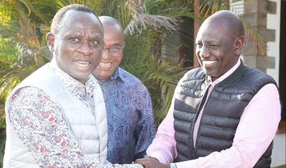 File image for Victor Munyaka and William Ruto