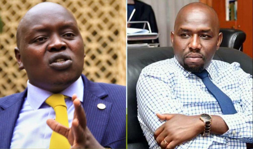 Senator Cherargei(L) and CS Murkomen(R)