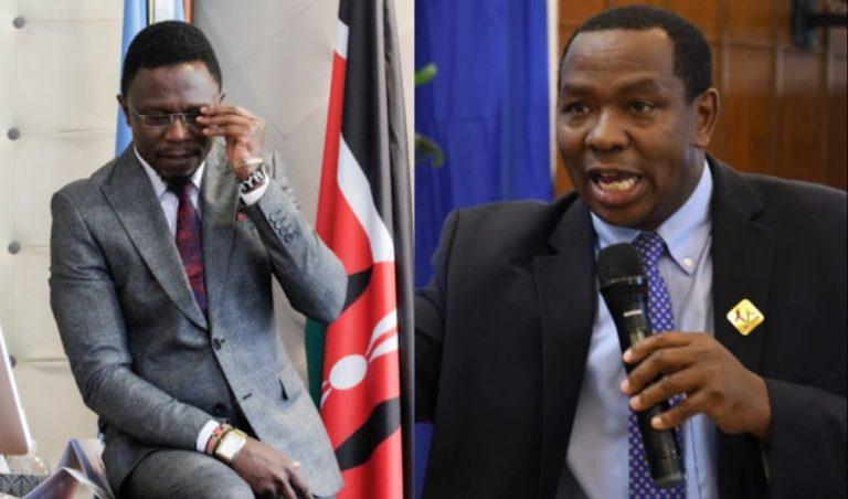 Ababu Namwamba and Ndiritu Muriithi