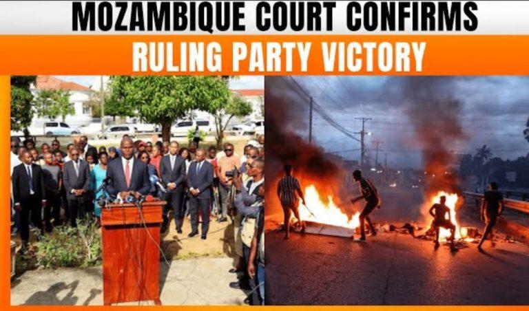 Mozambique’s Highest Court Confirms Disputed Frelimo Victory Amid Violent Protests