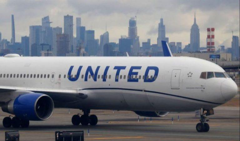 United Airlines has not identified the deceased person yet