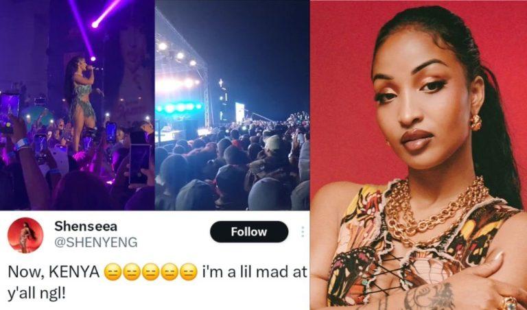 Shenseea vents at Kenyans after Raha Fest concert took a downturn.