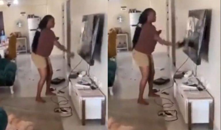 DRAMA as Nairobi lady destroys Airbnb property thinking the house belongs to a Nigerian man