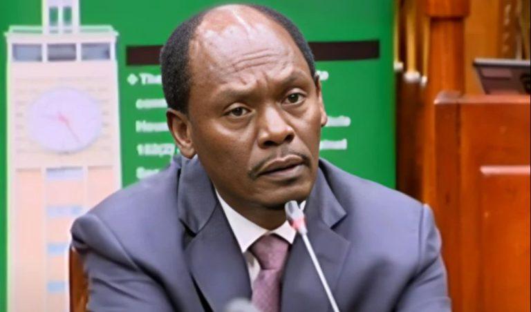 ICT Cabinet Secretary (CS) nominee and former Kiambu Governor William Kabogo speaks before the National Assembly’s Committee on Appointments for vetting on Tuesday, January 14, 2024.