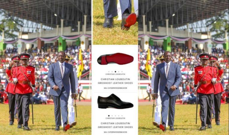 Hypocrisy in High Heels? Ruto Busted in Ksh 630K ‘Red Bottoms’ as Kenyans Struggle