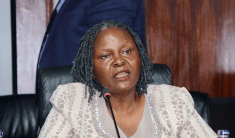 Mary Chebukati, the wife of former Independent Electoral and Boundaries Commission (IEBC) chairperson Wafula Chebukati. PHOTO/Mary Chebukati. PHOTO/@NACommitteeKE/X