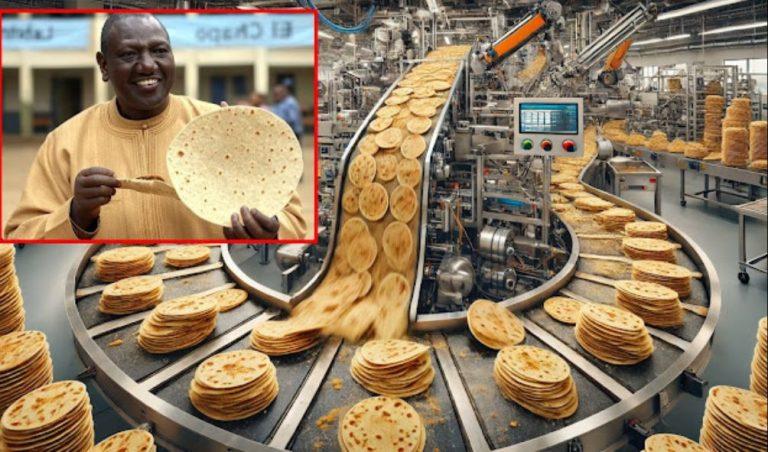 EL CHAPO- RUTO’s “Million-Chapati” Machine Sparks Hilarious Memes, Kenyans are Ungovernable