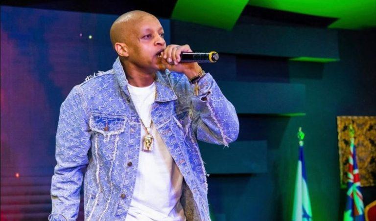 Kenyan rapper Prezzo during a church service at ECC on 0ctober 30,2024. PHOTO/ @prezzo254/ Instagram.