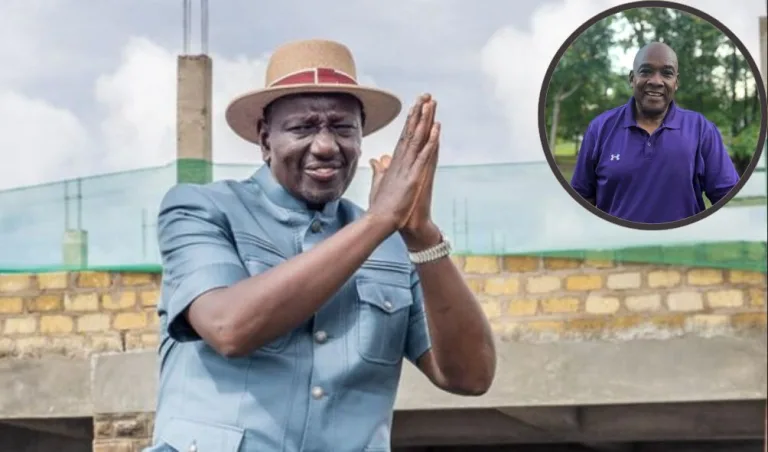 President William Ruto addressing residents in Nyatike, Migori County